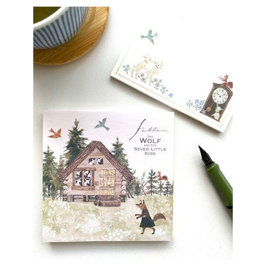 NB Co. Nuku Fable Series Memo Pad - The Wolf and The Seven Little Kids