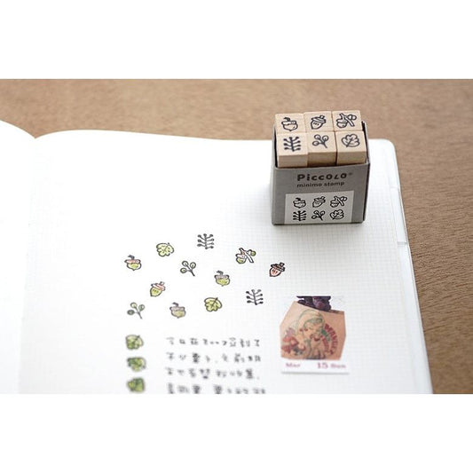 Plain Stationery - Piccolo Minimo Stamp Set