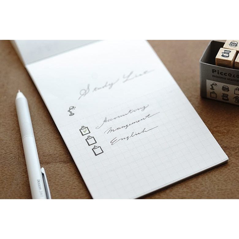 Plain Stationery - Piccolo Minimo Stamp Set