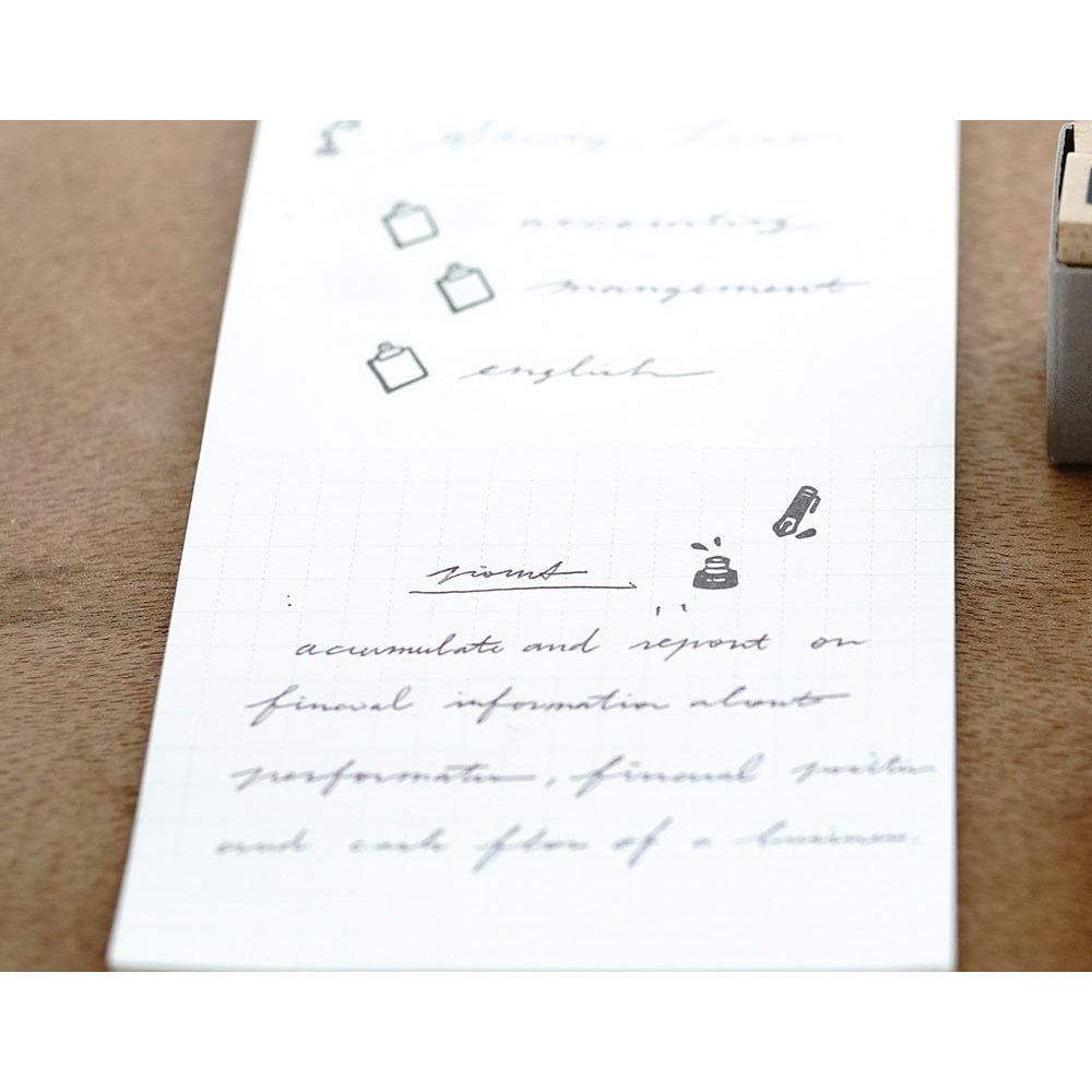 Plain Stationery - Piccolo Minimo Stamp Set