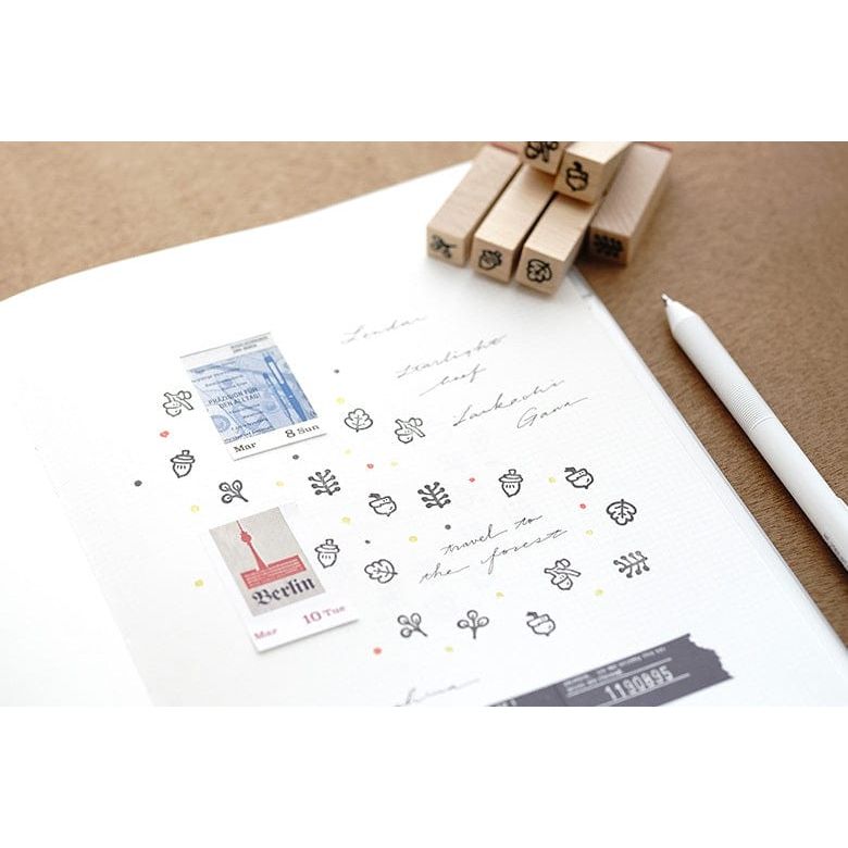 Plain Stationery - Piccolo Minimo Stamp Set