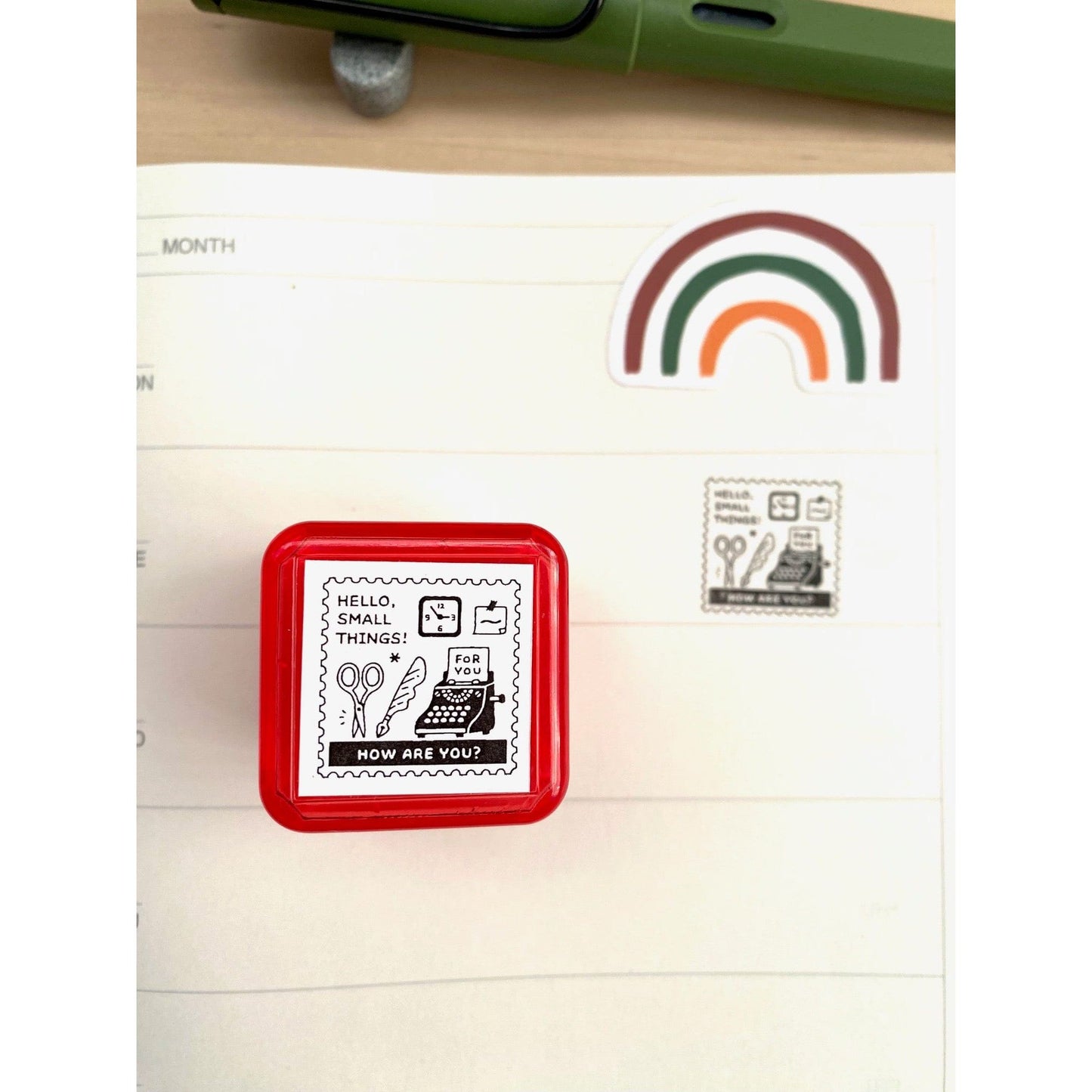 Sanby x Eric Small Things Self Inking Stamp - Stamp