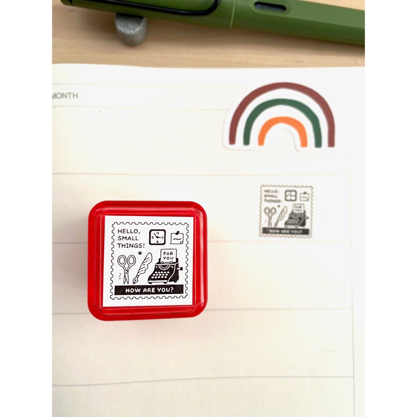 Sanby x Eric Small Things Self Inking Stamp - Stamp