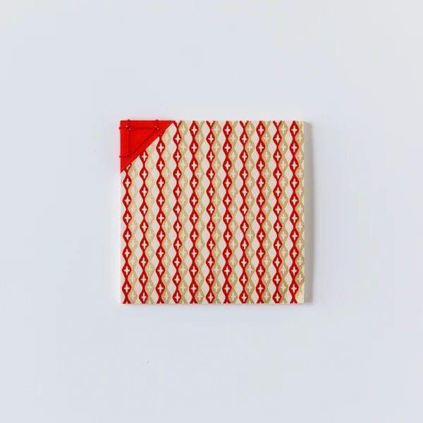 Shogado Kadotojicho Notebook (Small) - Tachiwaku / red