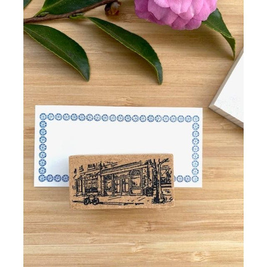 Sirusu Rubber Stamp – Scenery with A Bicycle