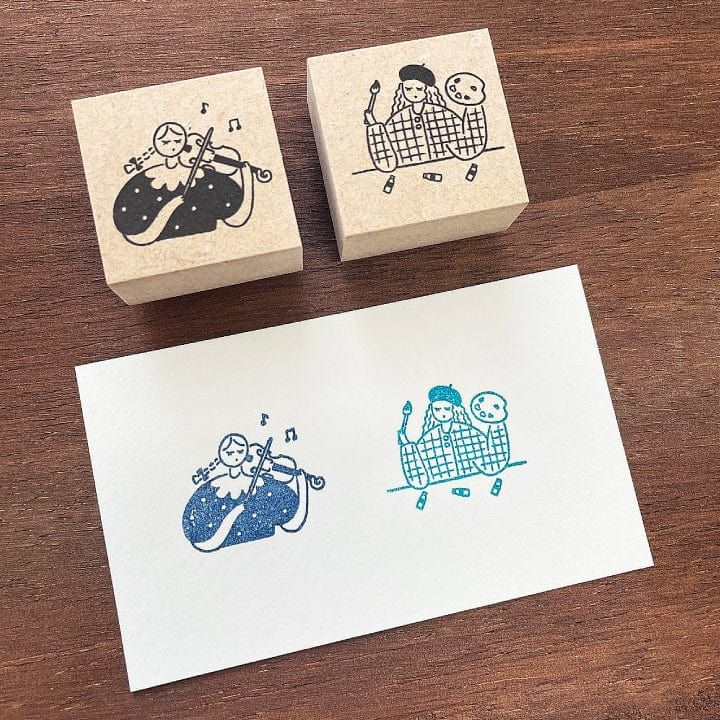 Stamp Marche Rubber Stamp - Art