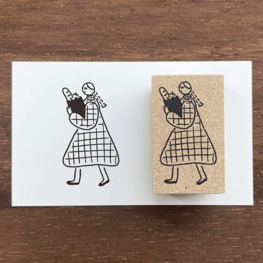 Stamp Marche Rubber Stamp - Bread