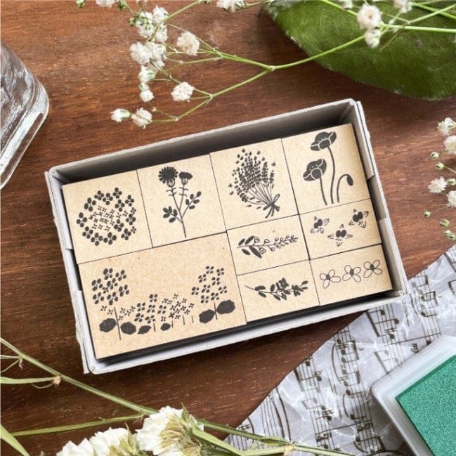 Stamp Marche Rubber Stamp Creator's Stamp Set - Summer Flower