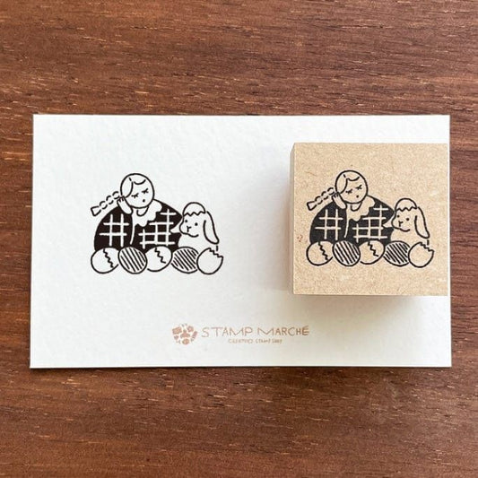 Stamp Marche Rubber Stamp - Easter