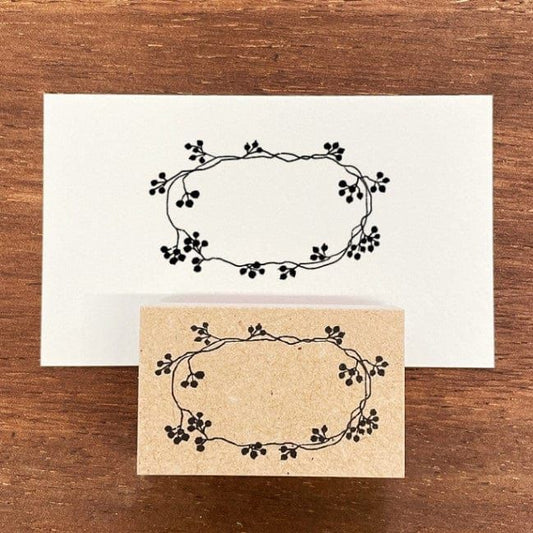 Stamp Marche Rubber Stamp - Rose Hip Frame