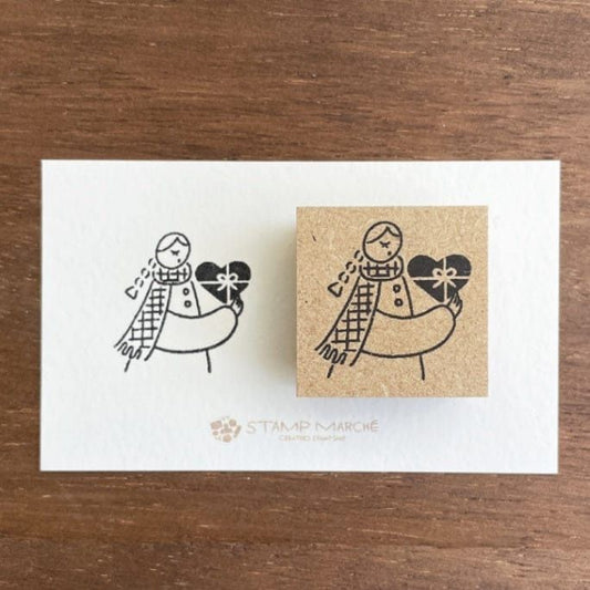 Stamp Marche Rubber Stamp - Valentine A