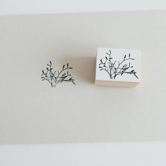 Yohaku Rubber Stamp S-026 - Mistletoe