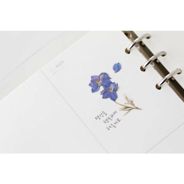 Appree Pressed Flower Sticker - Larkspur