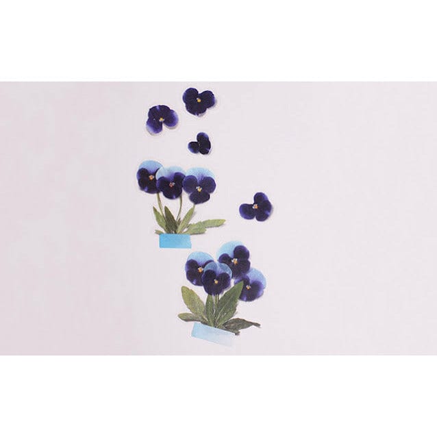 Appree Pressed Flower Sticker - Pansy