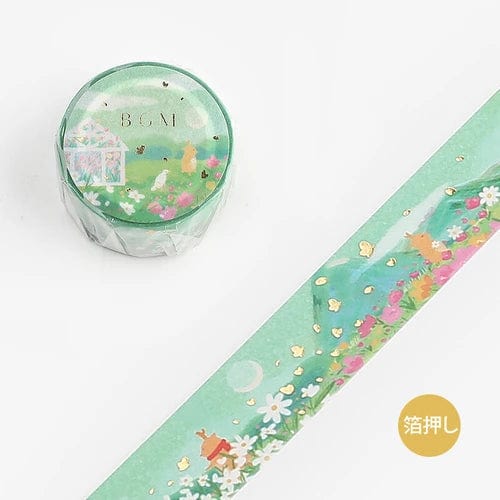 BGM Washi Tape 'Little World' Series - Ornament Flower Garden