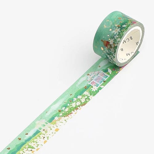 BGM Washi Tape 'Little World' Series - Ornament Flower Garden