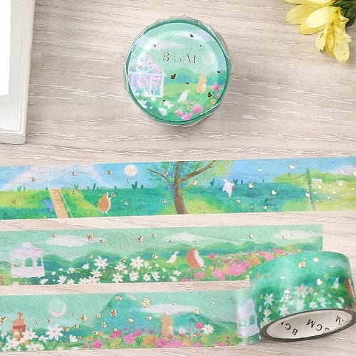 BGM Washi Tape 'Little World' Series - Ornament Flower Garden