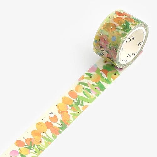 BGM Washi Tape 'Little World' Series - Ornament Tulip