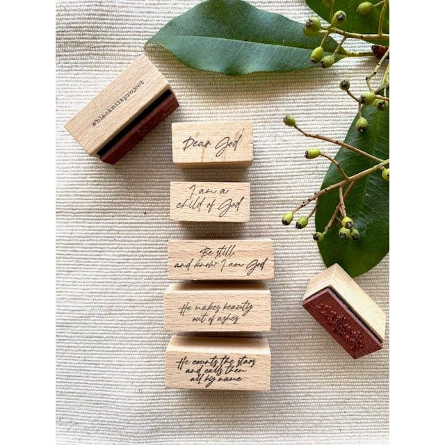 Black Milk Project Rubber Stamp Dear Words Series (Christian-themed) - I am a child of God