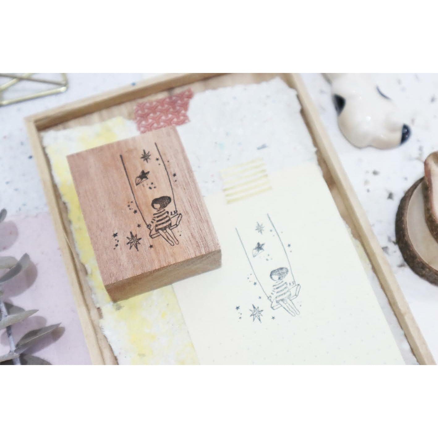 Black Milk Project Rubber Stamp - Starry Swing