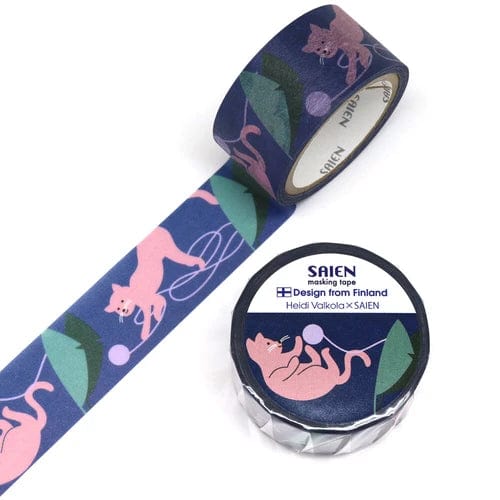 Heidi Valkola X SAIEN Masking Tape - Cats