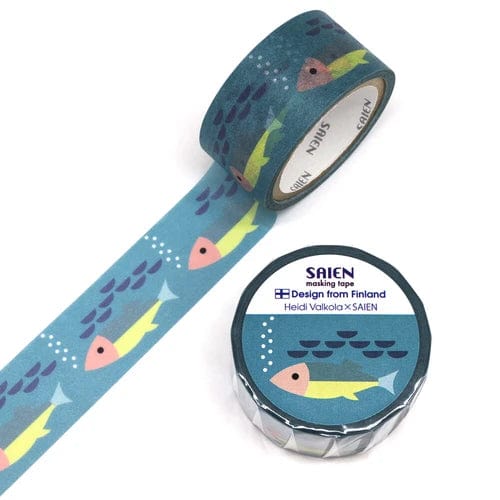 Heidi Valkola X SAIEN Masking Tape - Fish