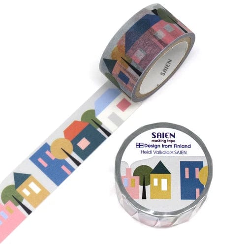 Heidi Valkola X SAIEN Masking Tape - Houses