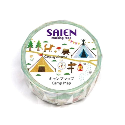 Kamiiso SAIEN Masking Tape - Camp Map