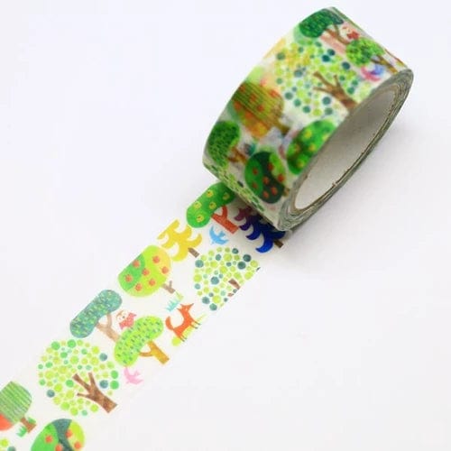 Kamiiso SAIEN Masking Tape - Forest