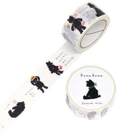 Miki Tamura X SAIEN Masking Tape - Kuma