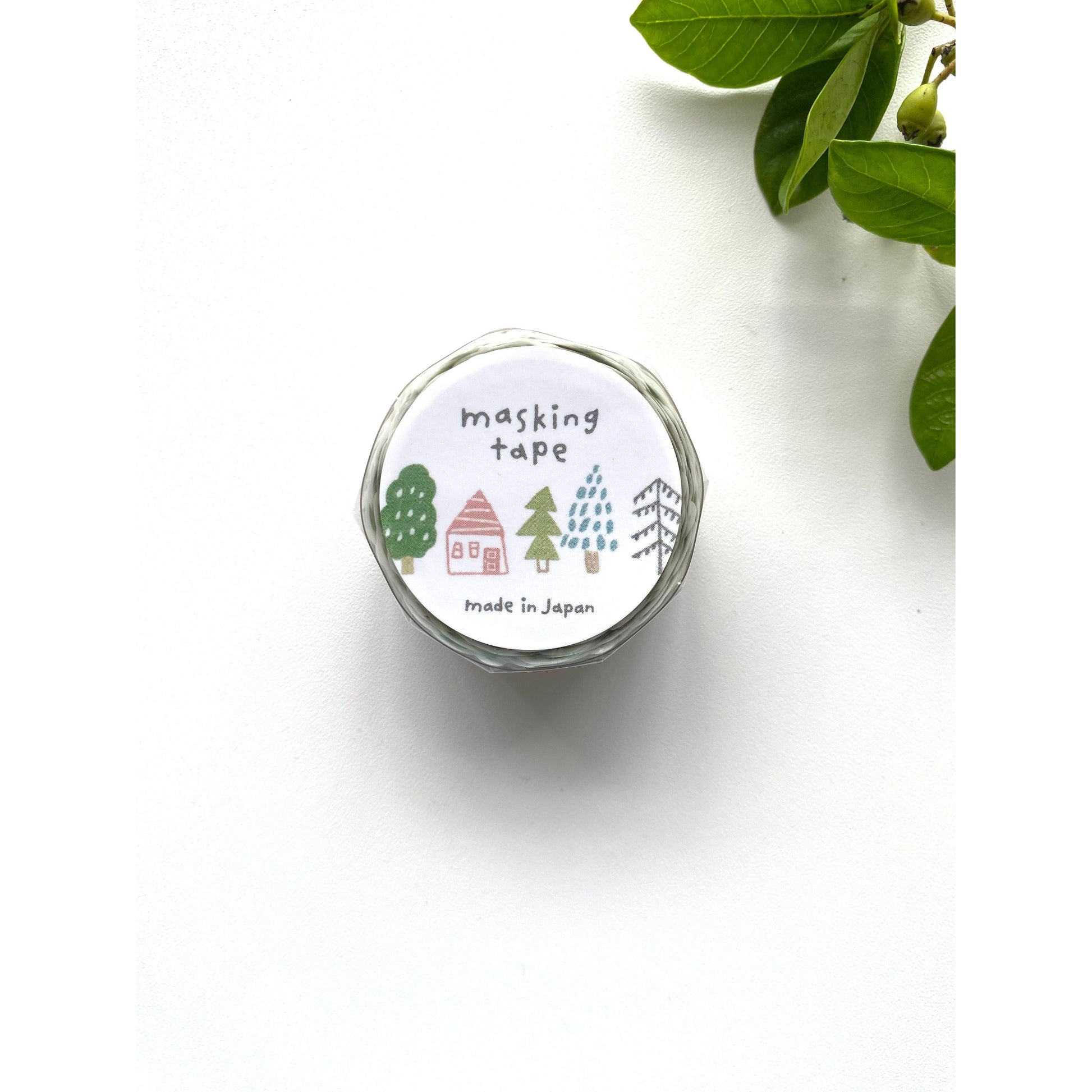 Mind Wave Die-cut Masking Tape - Forest