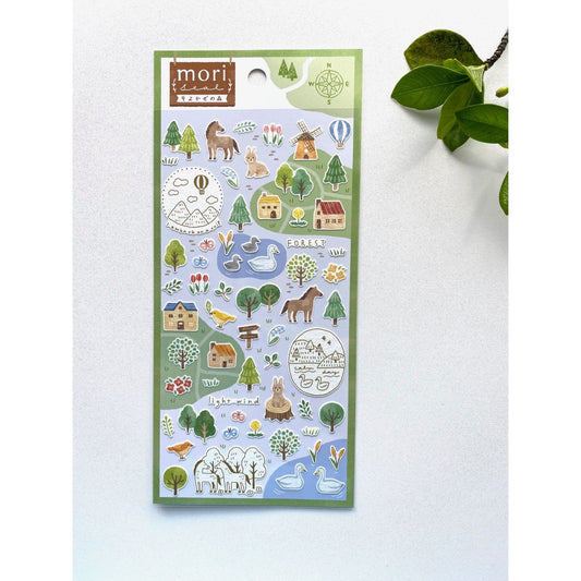 MInd Wave Mori Seal Stickers - Soyokaze Forest