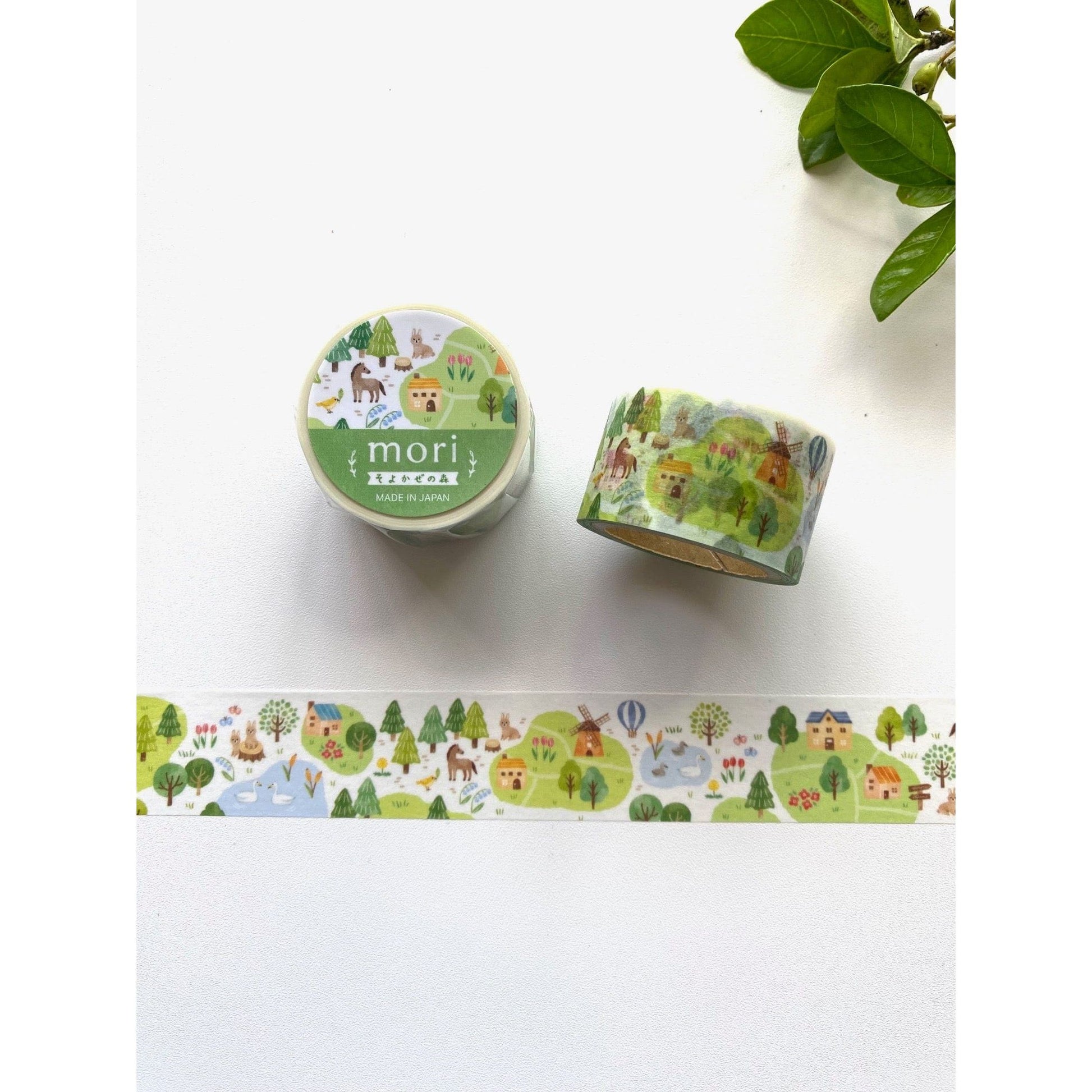 Mind Wave Washi Tape - Soyokaze Forest