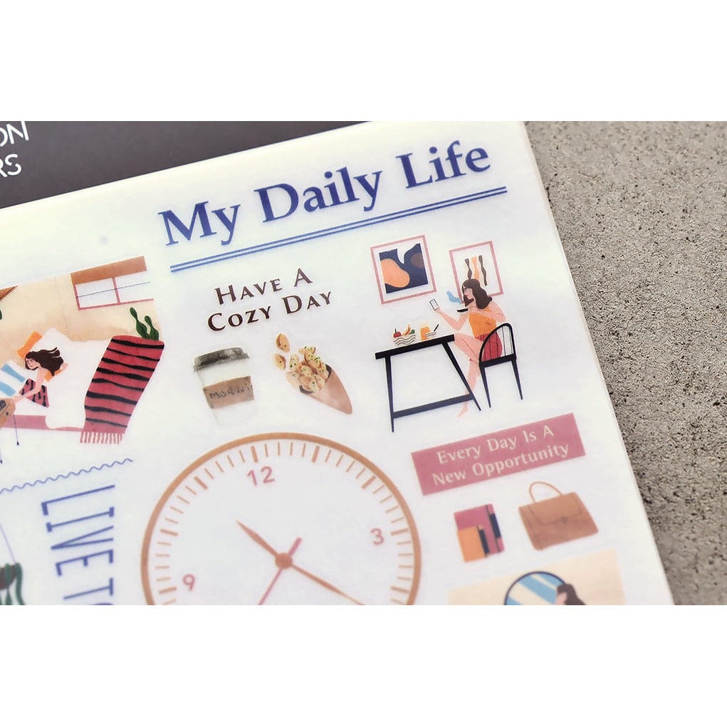 MU Lifestyle Print-On Sticker 135 - My Daily Life - Day By Day