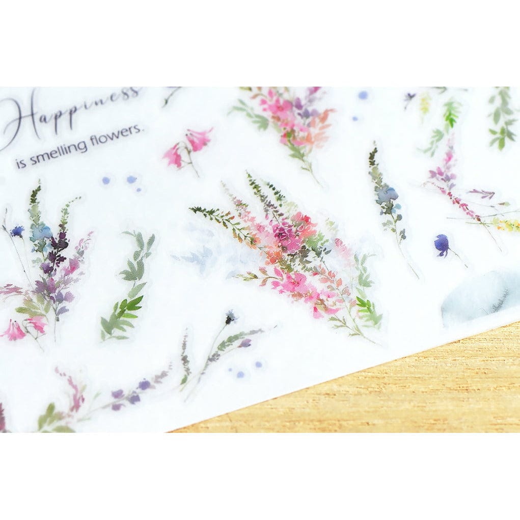 MU Lifestyle Print-On Sticker 147 - Happiness is Smelling Flowers