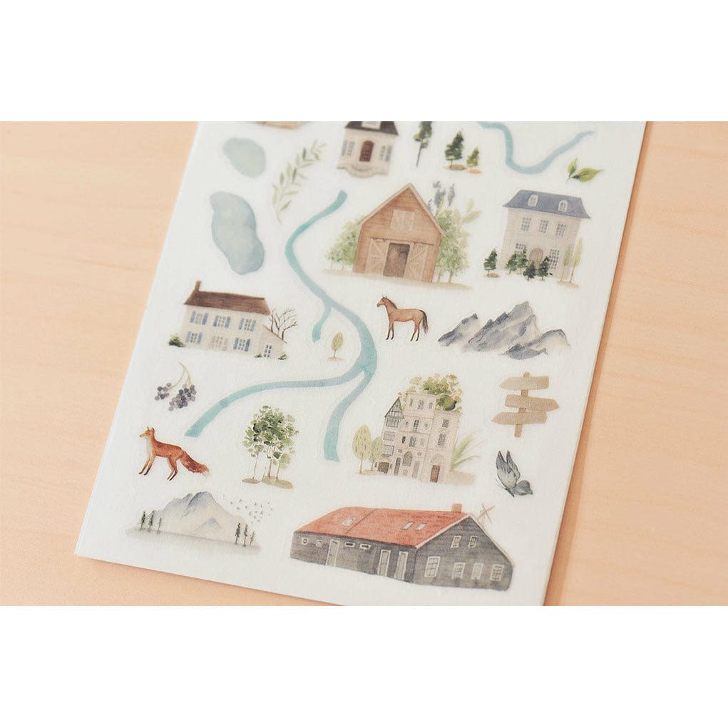 MU Lifestyle Print-On Sticker 67 - Travel Map