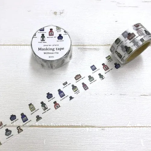 Papier Platz x Eric Small Things Washi Tape - Bottle Ink