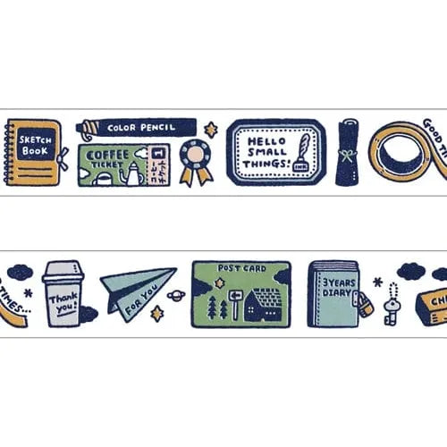 Papier Platz x Eric Small Things Washi Tape - Paper Goodies (Hello Small Things!)