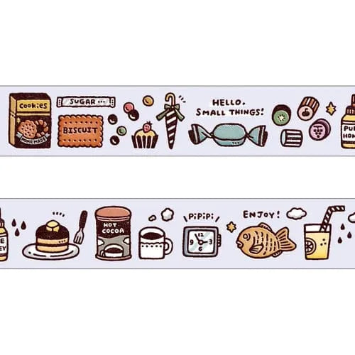 Papier Platz x Eric Small Things Washi Tape - Snacks (Hello Small Things!)