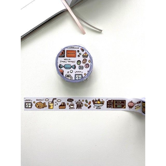 Papier Platz x Eric Small Things Washi Tape - Snacks (Hello Small Things!)