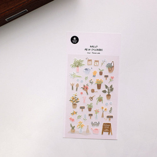 Suatelier Sticker - Flower Cafe