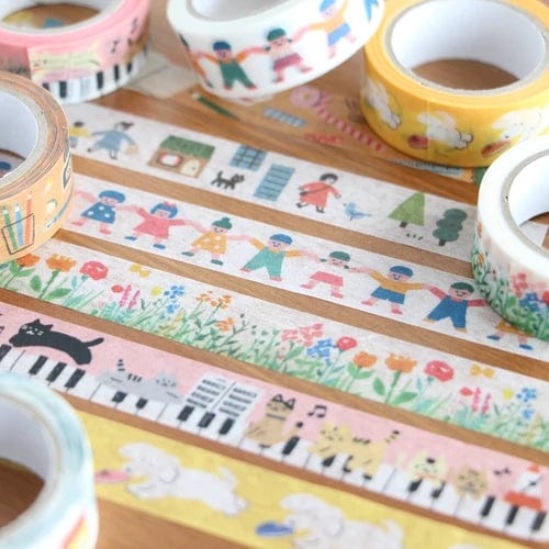 Wa-Life Biyori Washi Tape - Flea Waltz