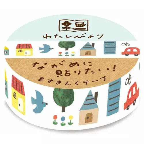 Wa-Life Biyori Washi Tape - Town