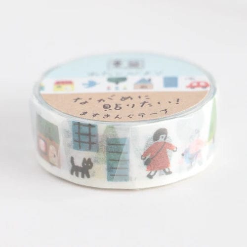 Wa-Life Biyori Washi Tape - Town