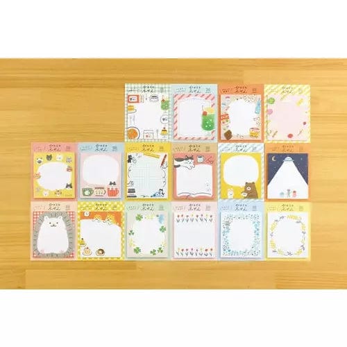 Wa-Life Sticky Notes - Stationery Cats